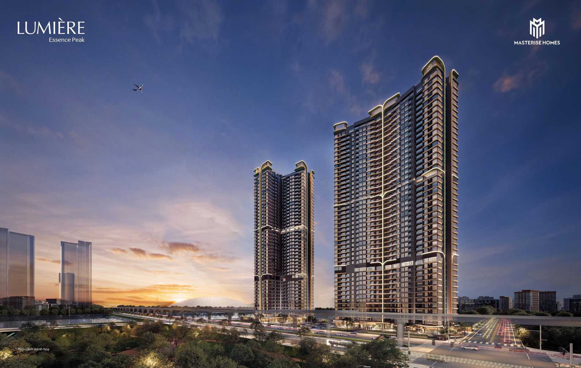 Phối cảnh Lumiere Essence Peak Cổ Loa