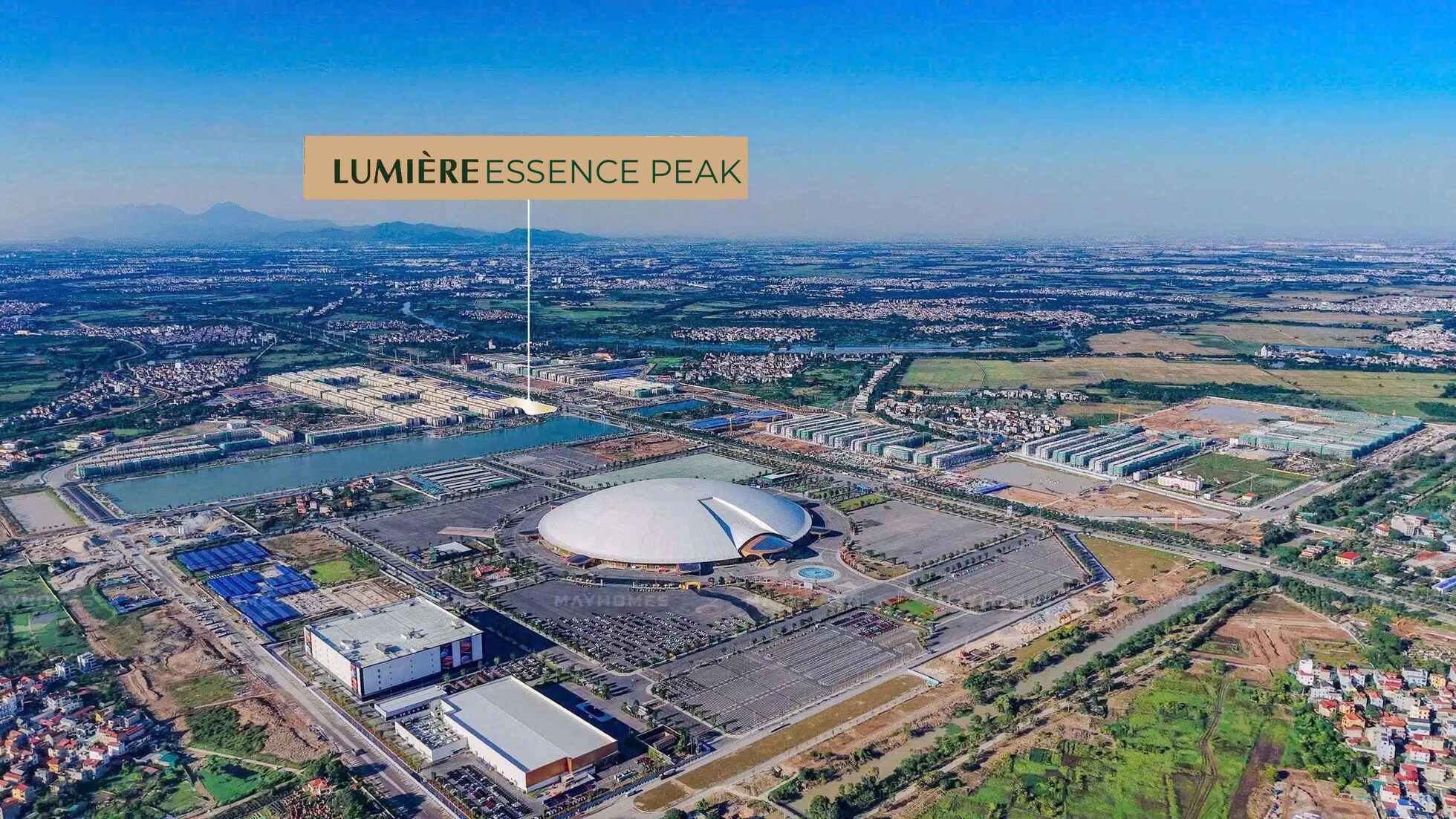 Vị trí thực tế của Lumiere Essence Peak Cổ Loa